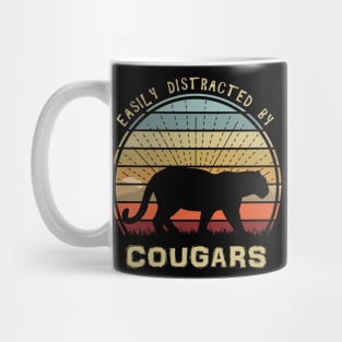 Easily Distracted By Cougars Mug